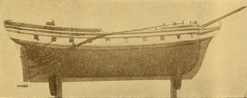 An illustration from The Marine room of the Peabody museum of Salem, 1921, leaf 106