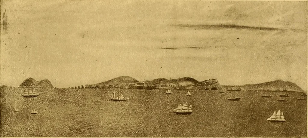 An illustration from The Marine room of the Peabody museum of Salem, 1921, leaf 122