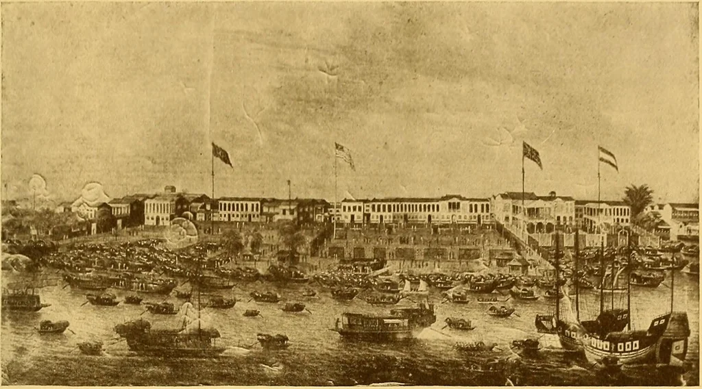 An illustration from The Marine room of the Peabody museum of Salem, 1921, leaf 134