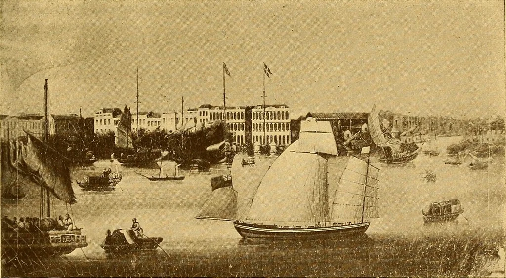 An illustration from The Marine room of the Peabody museum of Salem, 1921, leaf 134