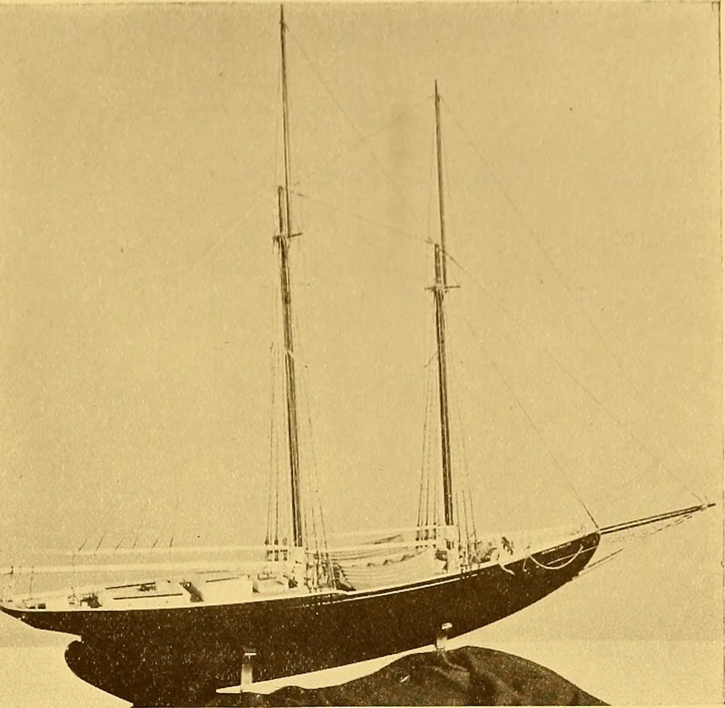 An illustration from The Marine room of the Peabody museum of Salem, 1921, leaf 146