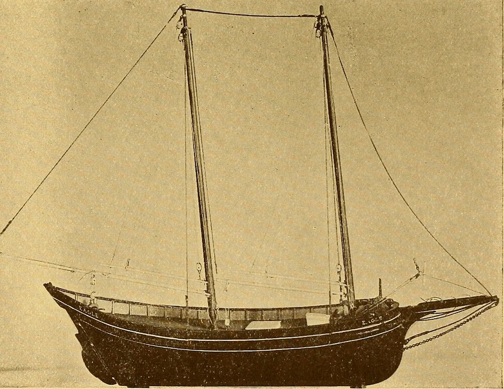 An illustration from The Marine room of the Peabody museum of Salem, 1921, leaf 146