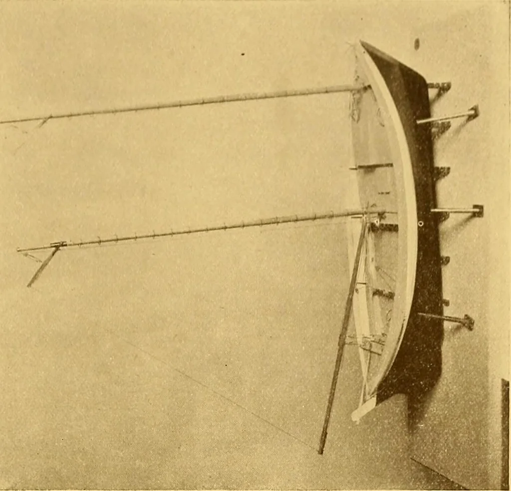 An illustration from The Marine room of the Peabody museum of Salem, 1921, leaf 158