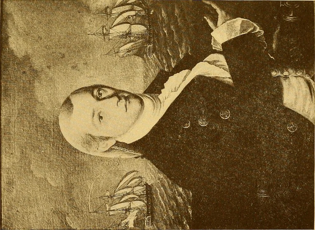 An illustration from The Marine room of the Peabody museum of Salem, 1921, leaf 206