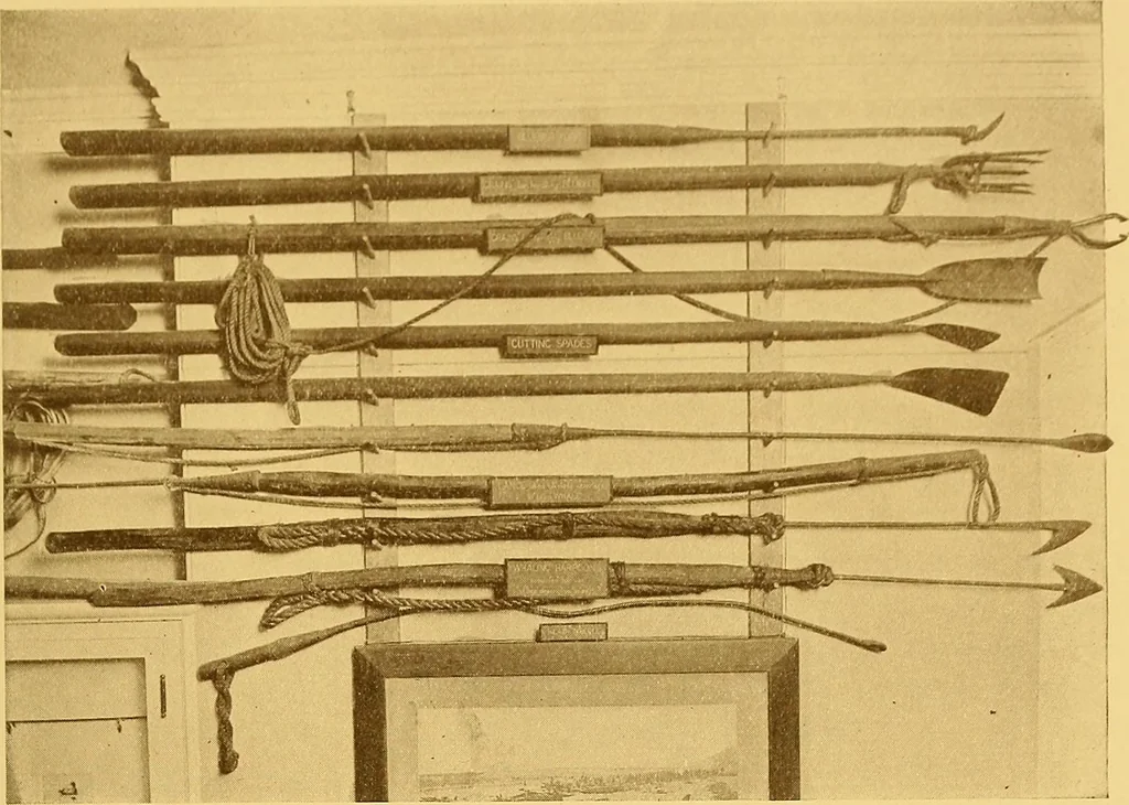 An illustration from The Marine room of the Peabody museum of Salem, 1921, leaf 232