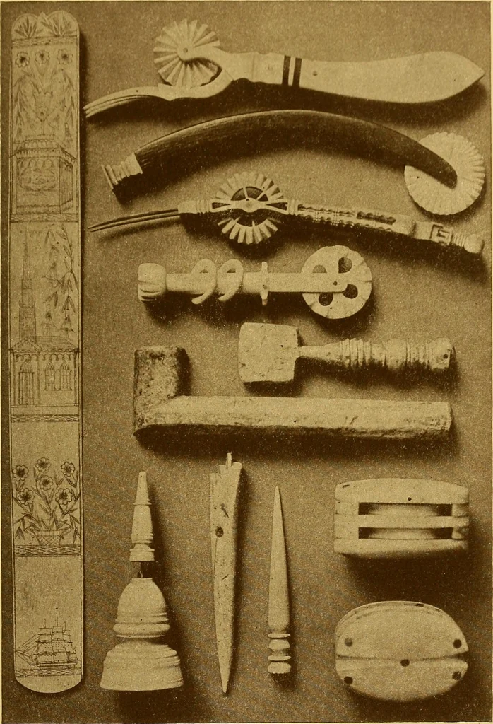 An illustration from The Marine room of the Peabody museum of Salem, 1921, leaf 256