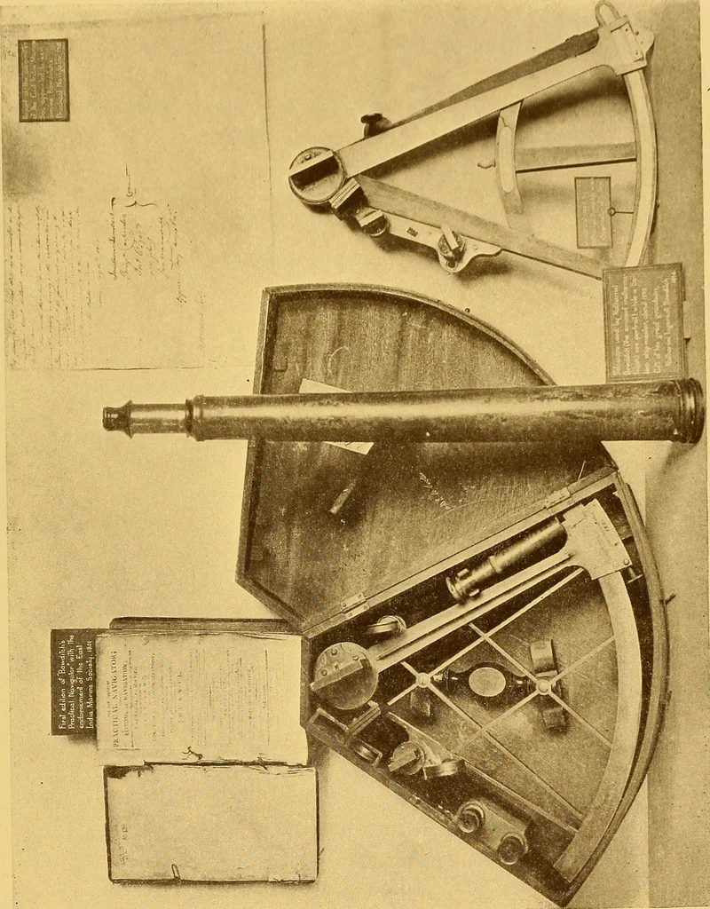 An illustration from The Marine room of the Peabody museum of Salem, 1921, leaf 266