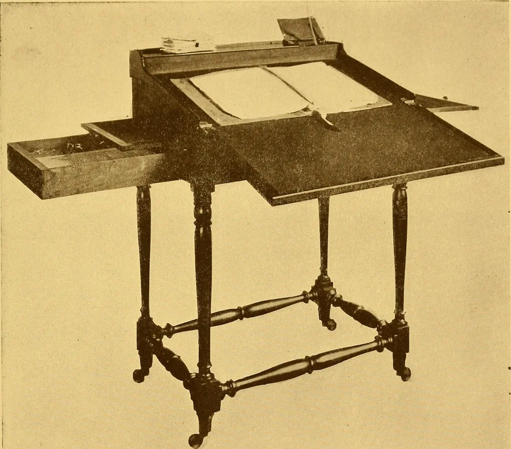 An illustration from The Marine room of the Peabody museum of Salem, 1921, leaf 270