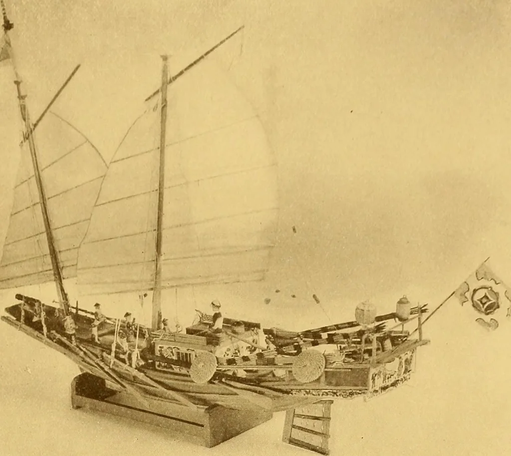 An illustration from The Marine room of the Peabody museum of Salem, 1921, leaf 306