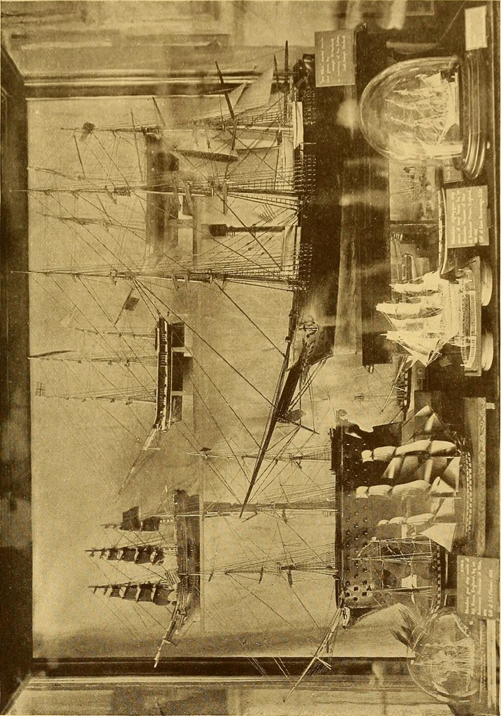 An illustration from The Marine room of the Peabody museum of Salem, 1921, leaf 34