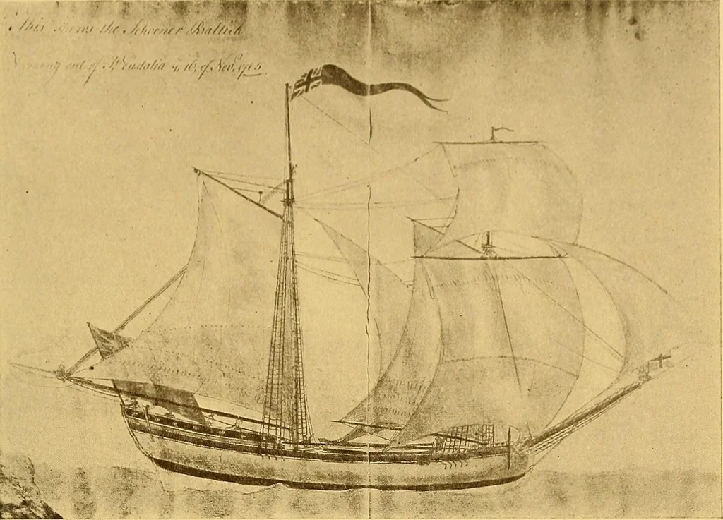 An illustration from The Marine room of the Peabody museum of Salem, 1921, leaf 38