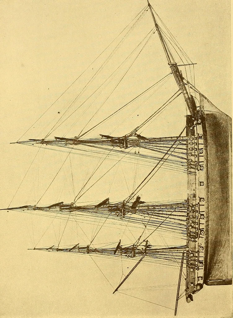 An illustration from The Marine room of the Peabody museum of Salem, 1921, leaf 5