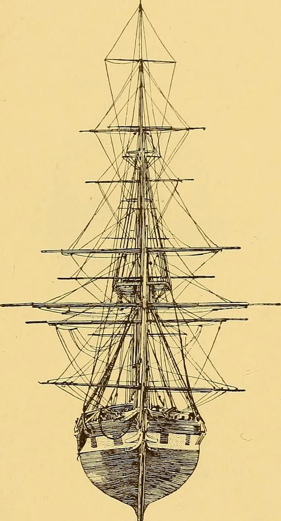 An illustration from The Marine room of the Peabody museum of Salem, 1921, leaf 6