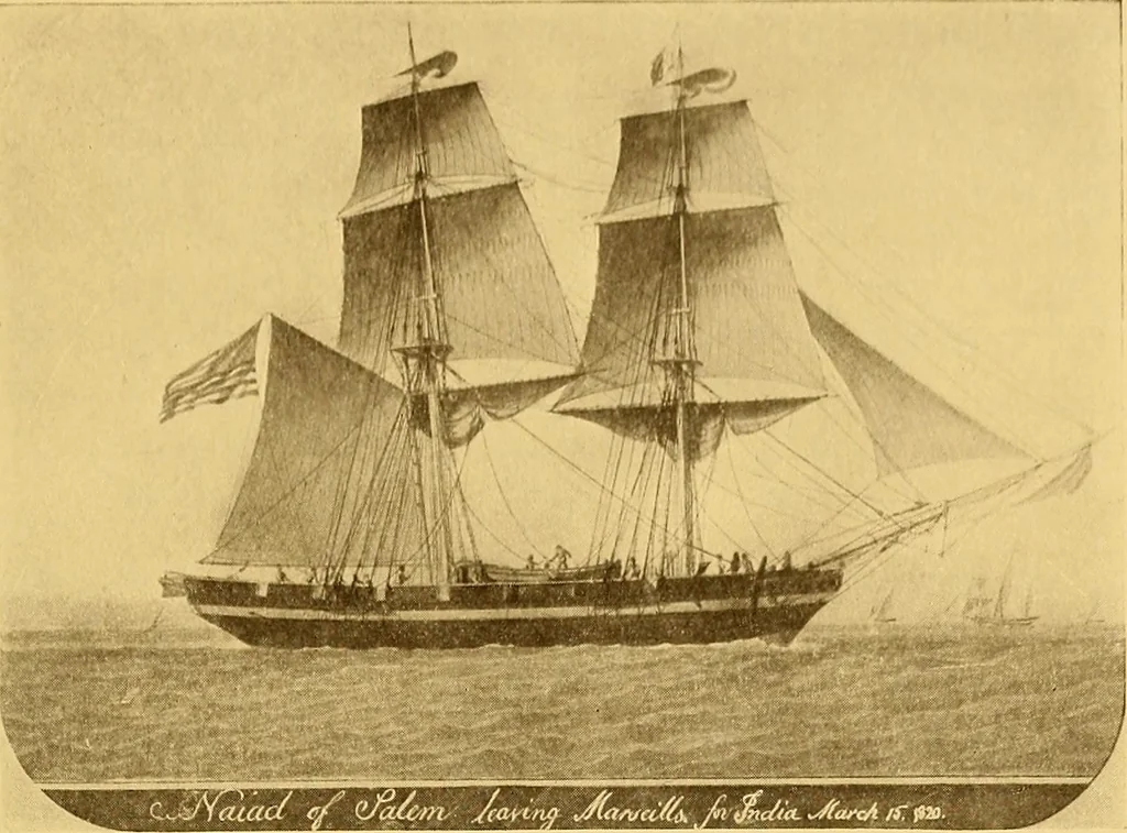 An illustration from The Marine room of the Peabody museum of Salem, 1921, leaf 86