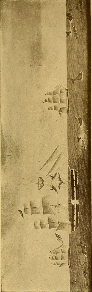 An illustration from The Marine room of the Peabody museum of Salem, 1921, leaf 94