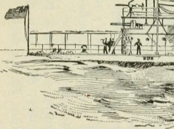 An illustration from The mariners' handbook; a convenient reference book for navigators, yachtsmen, and seamen of all classes, 1906, leaf 214