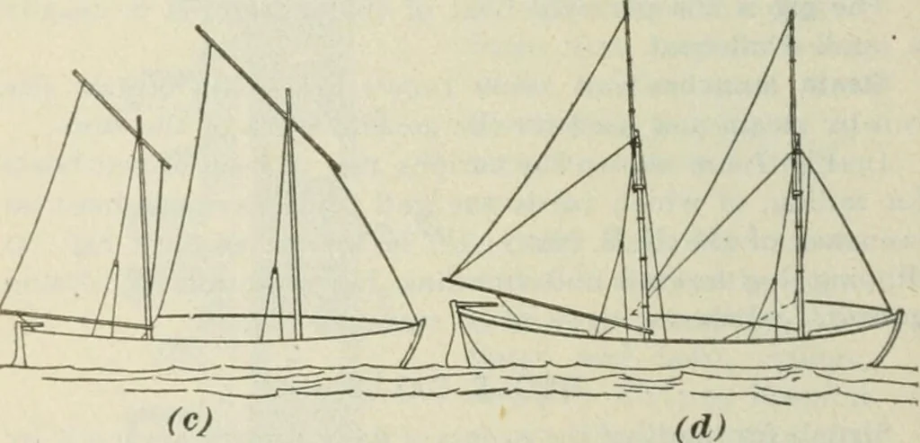 An illustration from The mariners' handbook; a convenient reference book for navigators, yachtsmen, and seamen of all classes, 1906, leaf 219