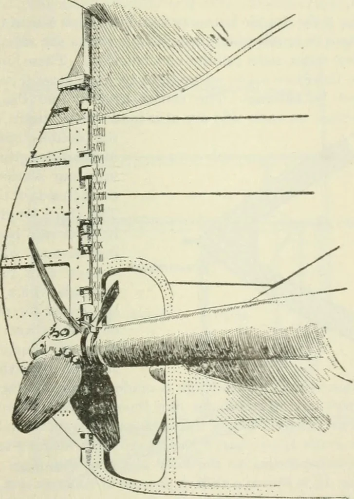 An illustration from The mariners' handbook; a convenient reference book for navigators, yachtsmen, and seamen of all classes, 1906, leaf 280