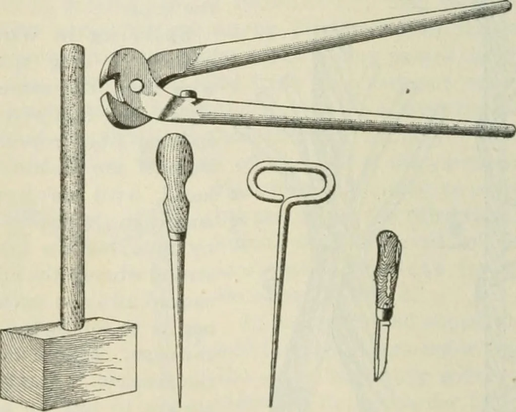 An illustration from The mariners' handbook; a convenient reference book for navigators, yachtsmen, and seamen of all classes, 1906, leaf 313