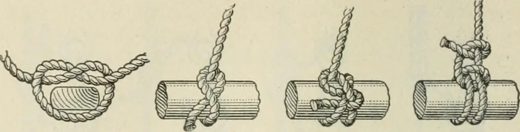 An illustration from The mariners' handbook; a convenient reference book for navigators, yachtsmen, and seamen of all classes, 1906, leaf 317