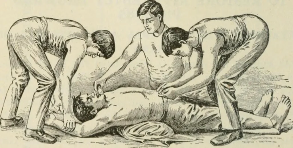 An illustration from The mariners' handbook; a convenient reference book for navigators, yachtsmen, and seamen of all classes, 1906, leaf 357