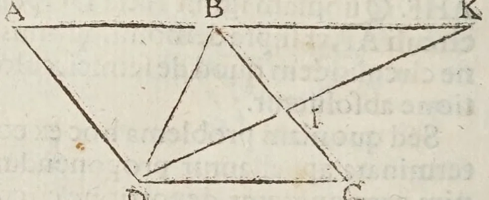 An illustration from Marini Ghetaldi ... Apollonius rediuiuus, seu, Restituta Apollonii Pergaei inclinationum geometria, 1607, leaf 30