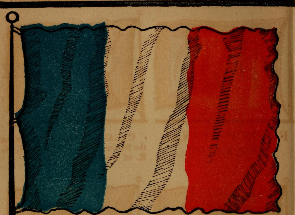 An illustration from The maritime flags and standards of all nations, together with a geographical sketch, 1856, leaf 23