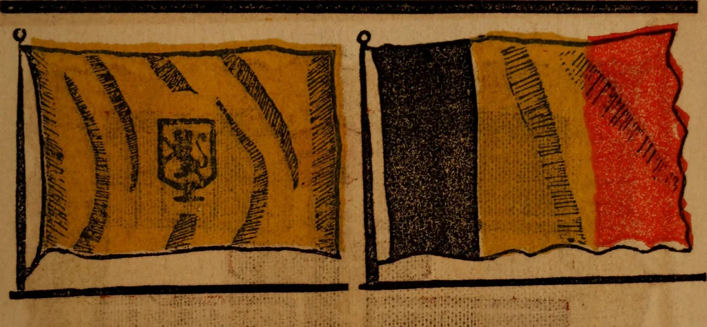 An illustration from The maritime flags and standards of all nations, together with a geographical sketch, 1856, leaf 60