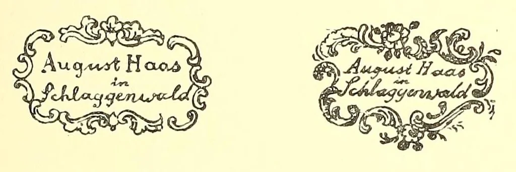 An illustration from Marks and monograms on European and Oriental pottery and porcelain , with historical notices of each manufactory; over 5000 potters' marks and illustrations, 1912, leaf 523