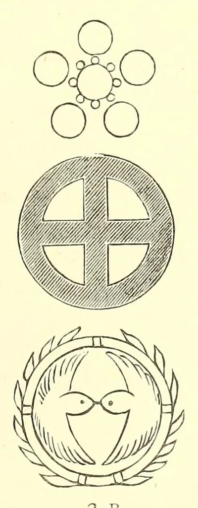 An illustration from Marks and monograms on European and oriental pottery and porcelain, with historical notices of each manufactory; over 3500 potters' marks and illustrations, 1908, leaf 415