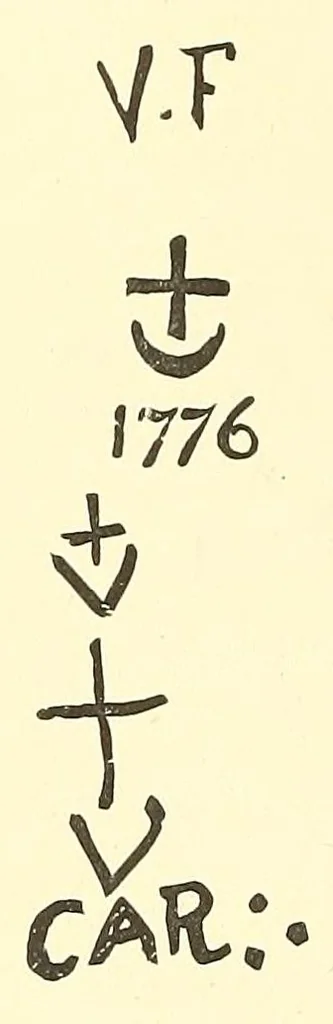 An illustration from Marks and monograms on European and oriental pottery and porcelain, with historical notices of each manufactory; over 3500 potters' marks and illustrations, 1908, leaf 486