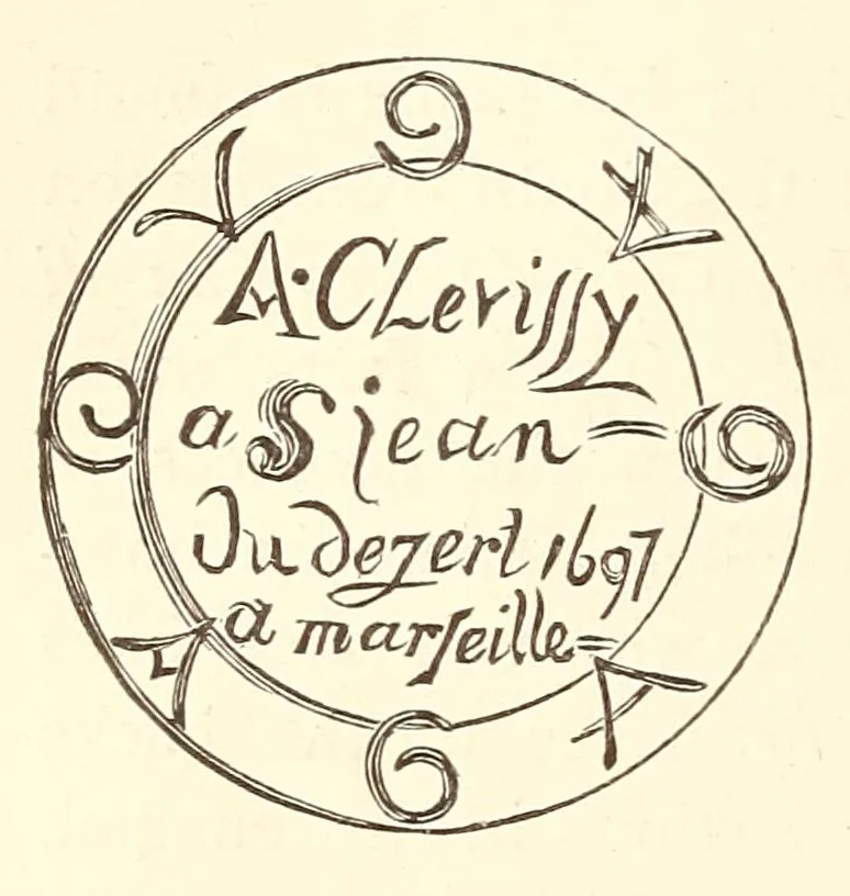 An illustration from Marks and monograms on European and Oriental pottery and porcelain : with historical notices of each manufactory, preceded by an introductory essay on the vasa fictila of the Greek, Romano-British, and mediaeval eras, 1886, leaf 262