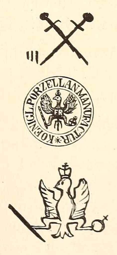 An illustration from Marks and monograms on European and Oriental pottery and porcelain : with historical notices of each manufactory, preceded by an introductory essay on the vasa fictila of the Greek, Romano-British, and mediaeval eras, 1886, leaf 515