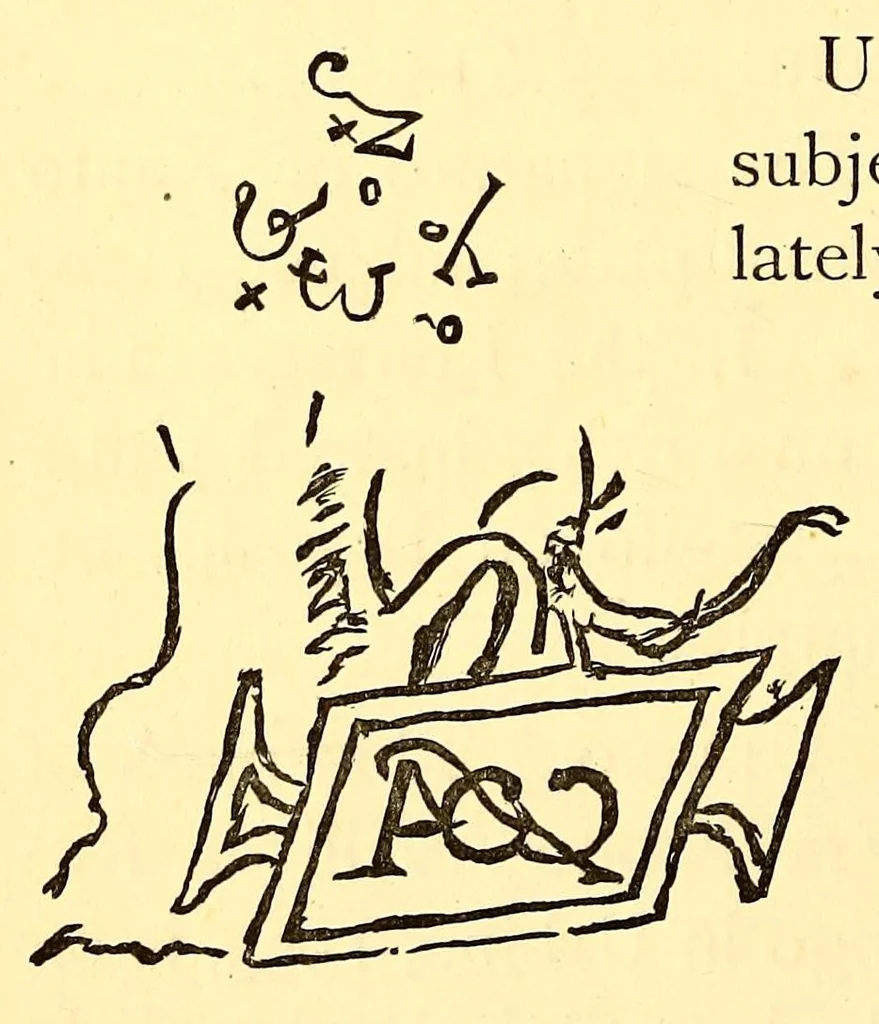 An illustration from Marks and monograms on pottery & porcelain of the renaissance and modern periods, with historical notices of each manufactory, preceded by an introductory essay on the vasa fictilia of the Greek, Romano-British, and mediæval eras; and an appendix containing a brief history of the country of Japan and its keramic manufactures, &c., &c., 1876, leaf 96