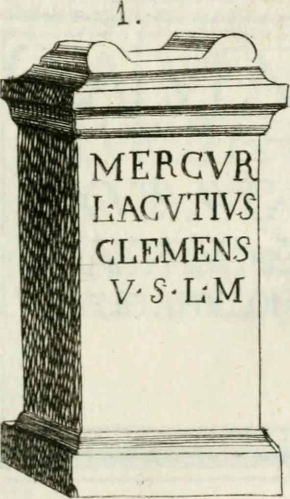An illustration from Marmi cremonesi, ossia, Ragguaglio delle antiche inscrizioni che si conservano nella villa delle Torri de' Picenardi : opera, 1791, leaf 346