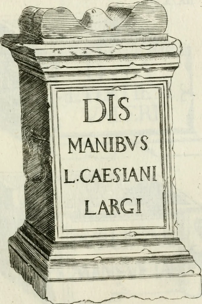 An illustration from Marmi cremonesi, ossia, Ragguaglio delle antiche inscrizioni che si conservano nella villa delle Torri de' Picenardi : opera, 1791, leaf 356