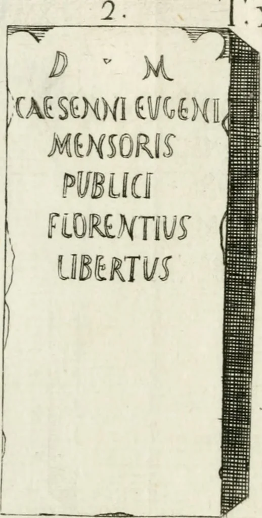 An illustration from Marmi cremonesi, ossia, Ragguaglio delle antiche inscrizioni che si conservano nella villa delle Torri de' Picenardi : opera, 1791, leaf 364