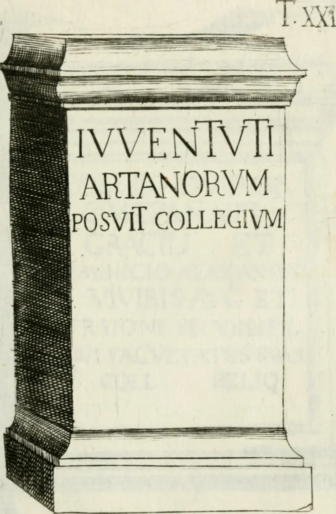 An illustration from Marmi cremonesi, ossia, Ragguaglio delle antiche inscrizioni che si conservano nella villa delle Torri de' Picenardi : opera, 1791, leaf 376