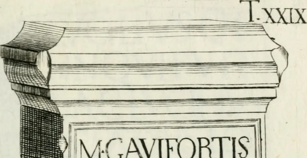 An illustration from Marmi cremonesi, ossia, Ragguaglio delle antiche inscrizioni che si conservano nella villa delle Torri de' Picenardi : opera, 1791, leaf 392