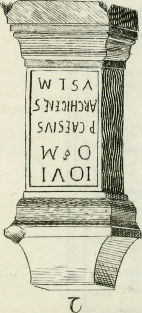 An illustration from Marmi cremonesi, ossia, Ragguaglio delle antiche inscrizioni che si conservano nella villa delle Torri de' Picenardi : opera, 1791, leaf 398