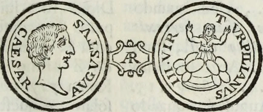 An illustration from Marmi eruditi, ovvero, Lettere sopra alcune antiche inscrizioni, 1719, leaf 66