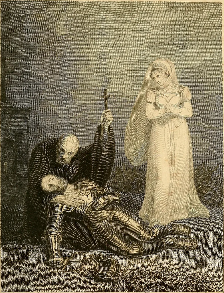 An illustration from Marmion; a tale of Flodden Field., 1809, leaf 394