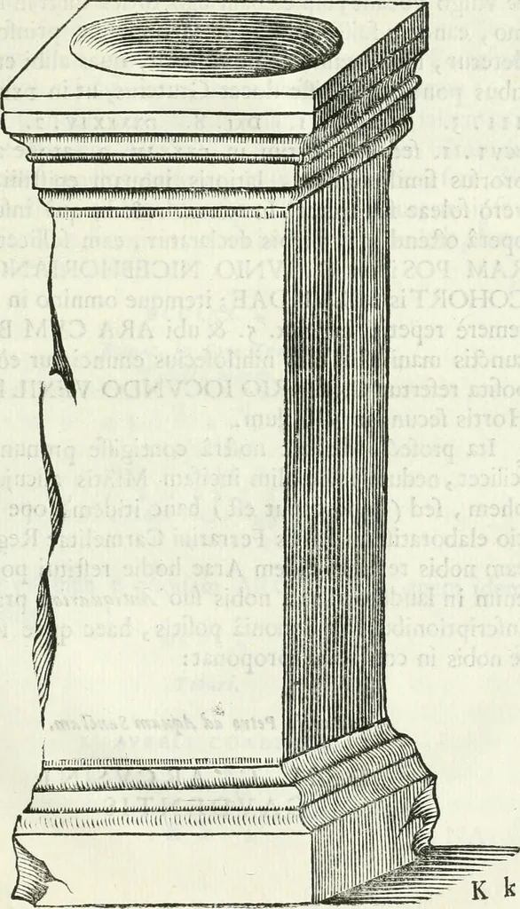 An illustration from Marmora Felsinea : innumeris non solum inscriptionibus exteris hucusque ineditis : sed etiam quamplurimis doctissimorum virorum expositionibus roborata & aucta : illustrissimo ac amplissimo Bononiae Senatui dicata, 1690, leaf 274