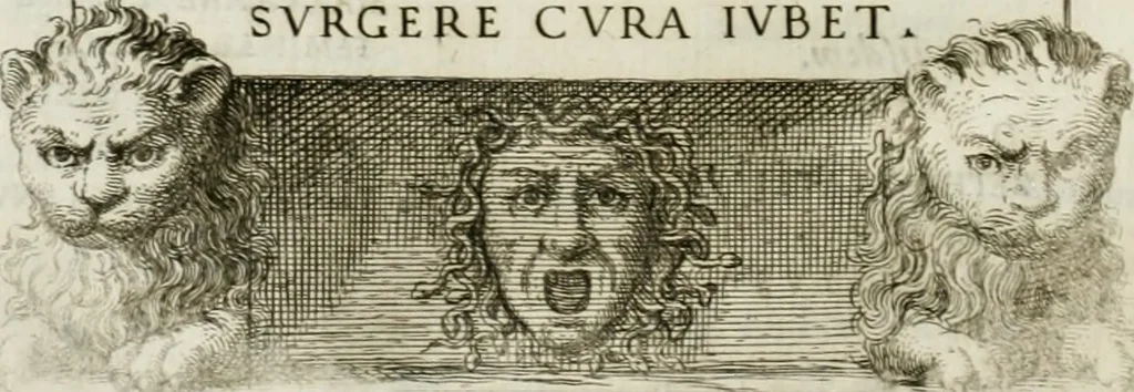 An illustration from Marmora Felsinea : innumeris non solum inscriptionibus exteris hucusque ineditis : sed etiam quamplurimis doctissimorum virorum expositionibus roborata & aucta : illustrissimo ac amplissimo Bononiae Senatui dicata, 1690, leaf 487