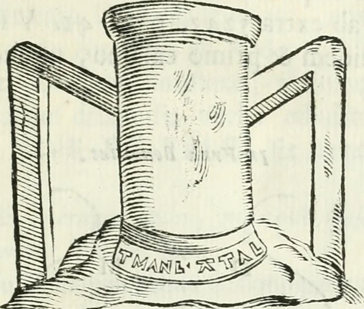 An illustration from Marmora Felsinea : innumeris non solum inscriptionibus exteris hucusque ineditis : sed etiam quamplurimis doctissimorum virorum expositionibus roborata & aucta : illustrissimo ac amplissimo Bononiae Senatui dicata, 1690, leaf 570