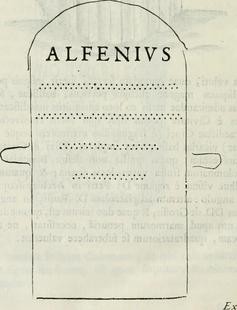 An illustration from Marmora Felsinea : innumeris non solum inscriptionibus exteris hucusque ineditis : sed etiam quamplurimis doctissimorum virorum expositionibus roborata & aucta : illustrissimo ac amplissimo Bononiae Senatui dicata, 1690, leaf 591