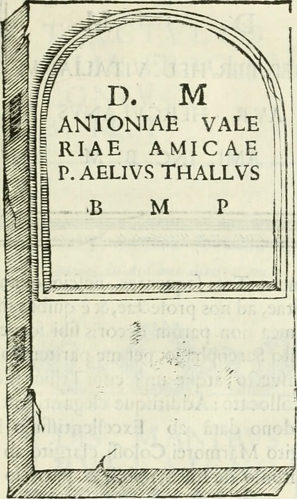 An illustration from Marmora Felsinea : innumeris non solum inscriptionibus exteris hucusque ineditis : sed etiam quamplurimis doctissimorum virorum expositionibus roborata & aucta : illustrissimo ac amplissimo Bononiae Senatui dicata, 1690, leaf 634
