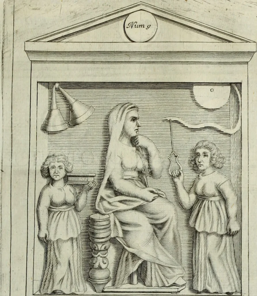 An illustration from Marmora Oxoniensia, ex Arundellianis, Seldenianis aliisque conflata, 1676, leaf 100
