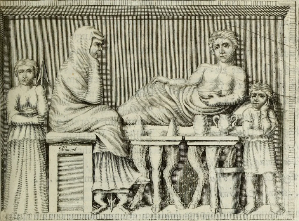 An illustration from Marmora Oxoniensia, ex Arundellianis, Seldenianis aliisque conflata, 1676, leaf 148