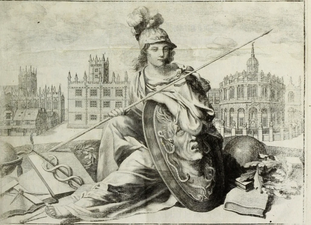 An illustration from Marmora Oxoniensia, ex Arundellianis, Seldenianis aliisque conflata, 1676, leaf 4